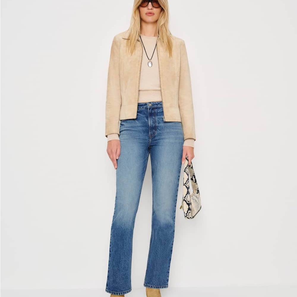 Reformation Jax Stretch High Rise Straight Jeans